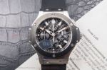 H6 Swiss Hublot Big Bang 7750 Chronograph Carbon Fiber Dial Steel Case 44 MM Automatic Watch